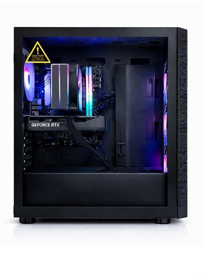 Game Sekret Phantom Gaming PC - AMD Ryzen 5-5500 | GeForce RTX 3050 6GB GPU | 16GB DDR4 RAM-500GB NVMe SSD | Air Cooler-B550 MB-500W 80+ PSU | WiFi-Bluetooth-Windows 11 Pro | Game Sekret Desktop Computer | 1 Year Warranty Black - Image 2